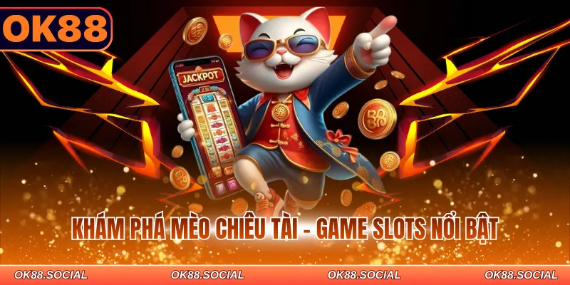 Khám phá mèo chiêu tài - Game slots nổi bật
