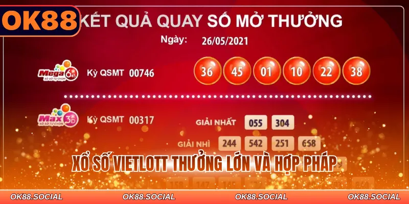Xổ số Vietlott thưởng lớn và hợp pháp